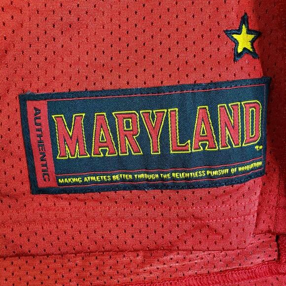 Maryland Terrapins Under Armour Red Football Jersey Men’s Size XL Heatgear - Picture 8 of 13